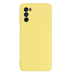 RUBBER Ochranný kryt pre Motorola Moto G62 5G žltý