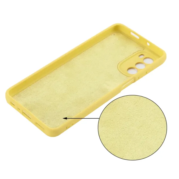 RUBBER Ochranný kryt pre Motorola Moto G62 5G žltý