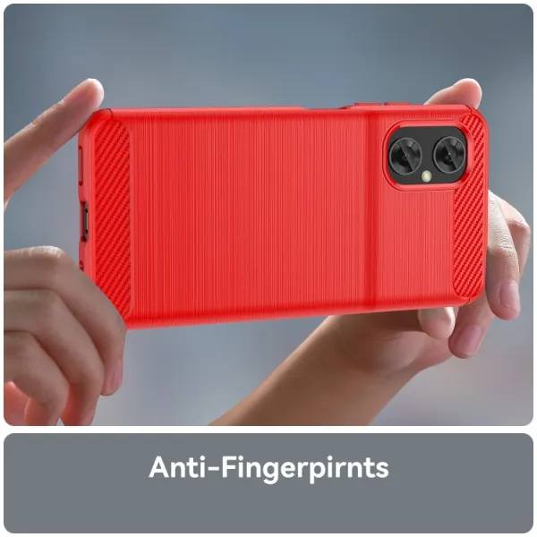 FLEXI TPU Kryt pre Xiaomi Poco M4 5G červený