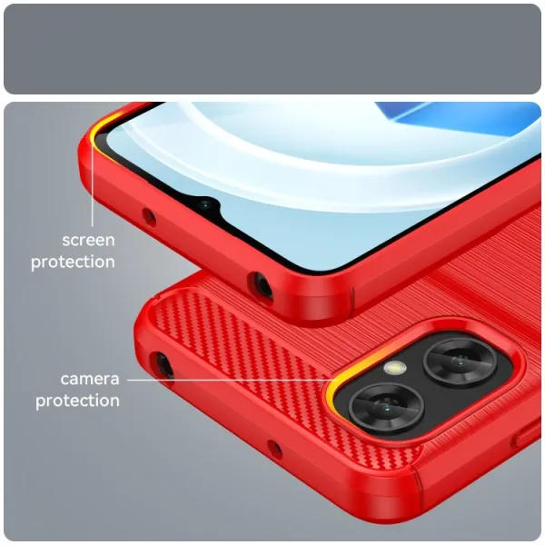 FLEXI TPU Kryt pre Xiaomi Poco M4 5G červený