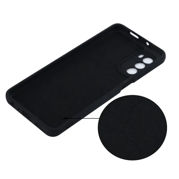 RUBBER Ochranný kryt pre Motorola Moto G62 5G čierny
