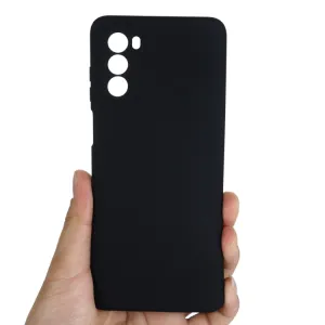 RUBBER Ochranný kryt pre Motorola Moto G62 5G čierny