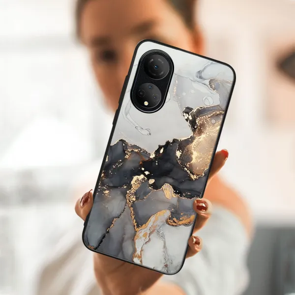 MY ART Ochranný kryt Honor X7 -GREY MARBLE (140)