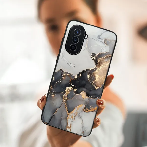 MY ART Ochranný kryt Huawei nova Y70 -GREY MARBLE (140)