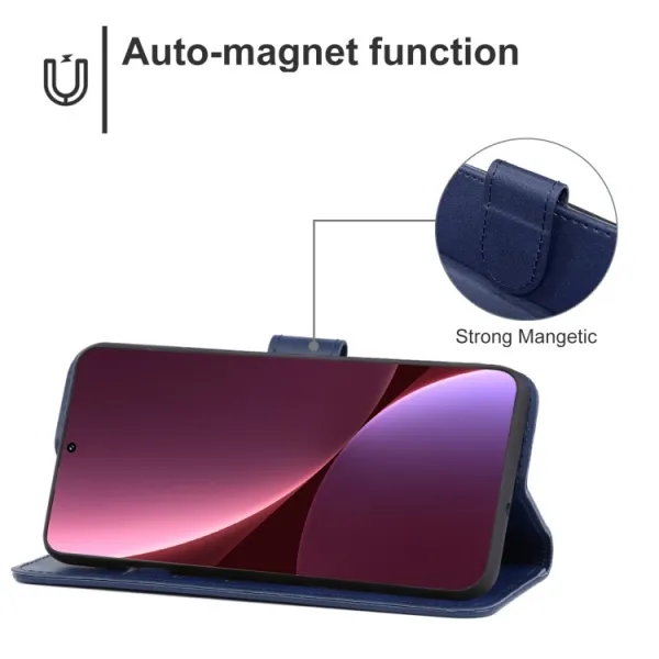 SMOOTH Peňaženkové puzdro pre Xiaomi 12 Lite modré