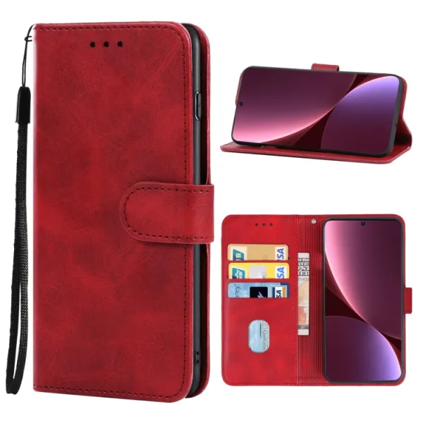 SMOOTH Peňaženkové puzdro pre Xiaomi 12 Lite červené