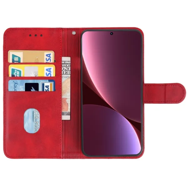 SMOOTH Peňaženkové puzdro pre Xiaomi 12 Lite červené