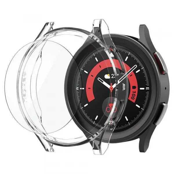 SPIGEN THIN FIT Puzdro + sklo Samsung Galaxy Watch 5 Pro 45mm priehľadné