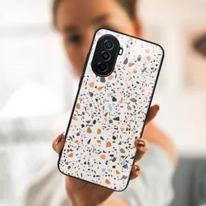 MY ART Ochranný kryt Huawei nova Y70 -BEIGE TERRAZZO (162)