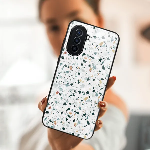 MY ART Ochranný kryt Huawei nova Y70 -GREY TERRAZZO (163)