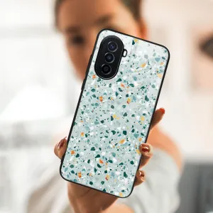 MY ART Ochranný kryt Huawei nova Y70 -BLUE TERRAZZO (164)