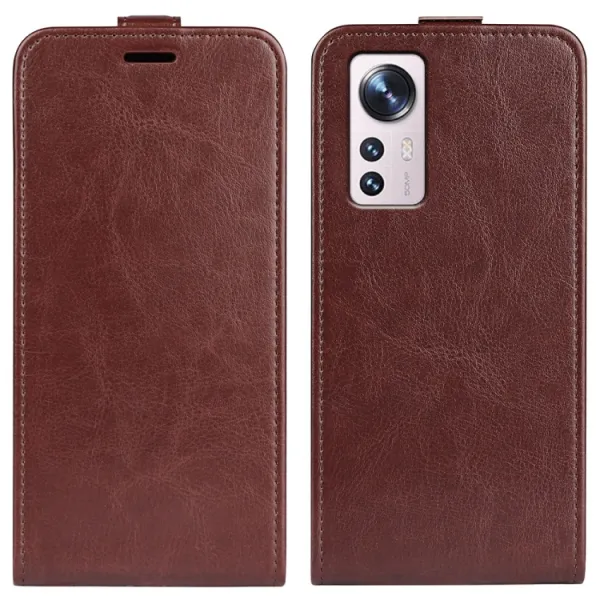 Vyklápacie puzdro Xiaomi 12 Lite hnedé
