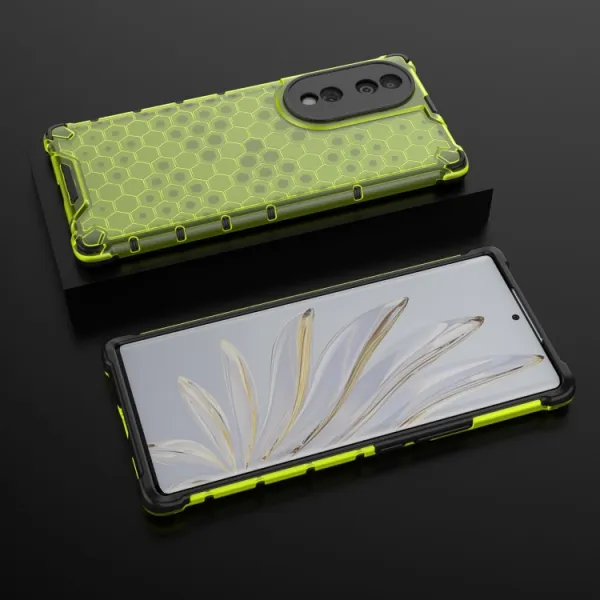 HONEYCOMB Ochranný kryt Honor 70 zelený