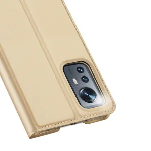 DUX Peňaženkový kryt Xiaomi 12 Lite zlatý
