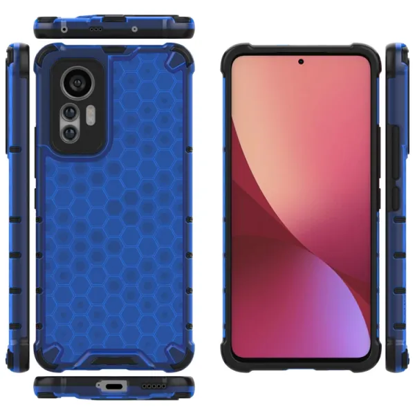 HONEYCOMB Ochranný kryt Xiaomi 12 Lite modrý