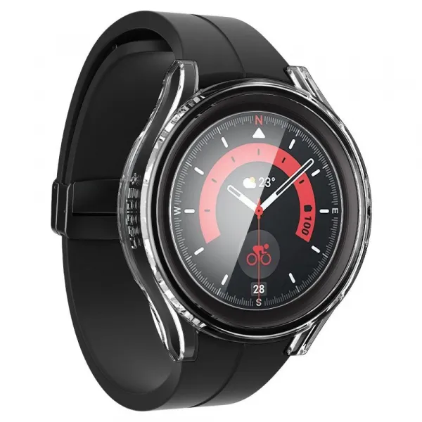 SPIGEN THIN FIT Puzdro + sklo Samsung Galaxy Watch 5 Pro 45mm priehľadné