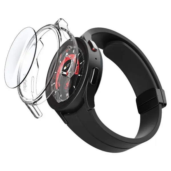 SPIGEN THIN FIT Puzdro + sklo Samsung Galaxy Watch 5 Pro 45mm priehľadné