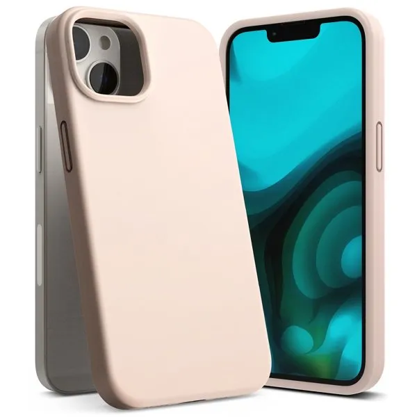 RINGKE SILICONE Ochranný kryt Apple iPhone 14 Plus ružový