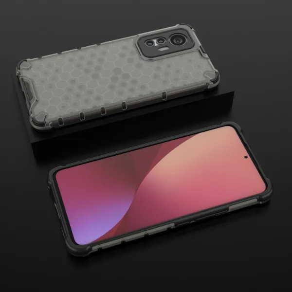 HONEYCOMB Ochranný kryt Xiaomi 12 Lite čierny