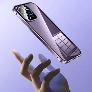 Magnetický kryt 360 pre Apple iPhone 14 Pro modrý