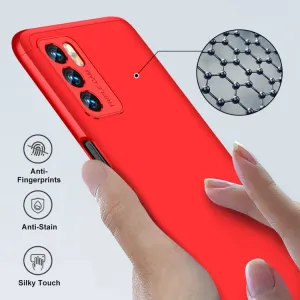 360° Ochranný kryt Oppo A16 / A16s červený