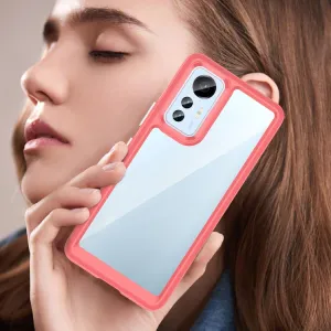 CRYSTAL Ochranný kryt Xiaomi 12 Lite červený
