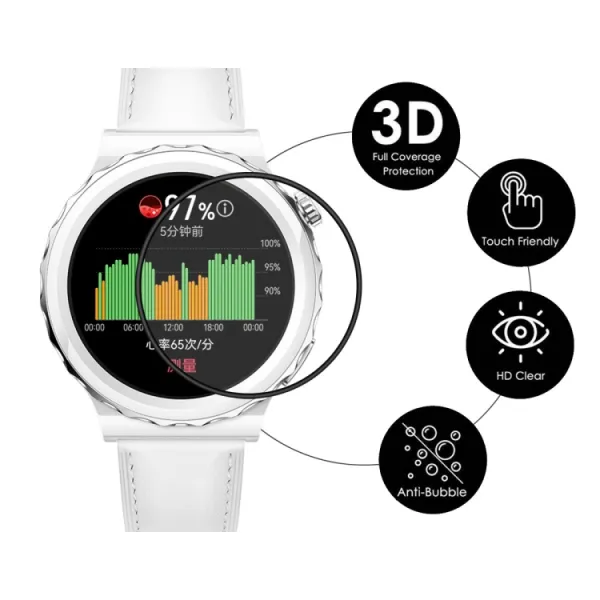 ENKAY 2x 3D Ochranná fólia Huawei Watch GT 3 Pro 43mm
