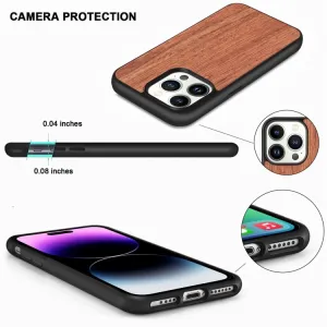 FOREST Drevený kryt Apple iPhone 14 Pro Max ROSEWOOD
