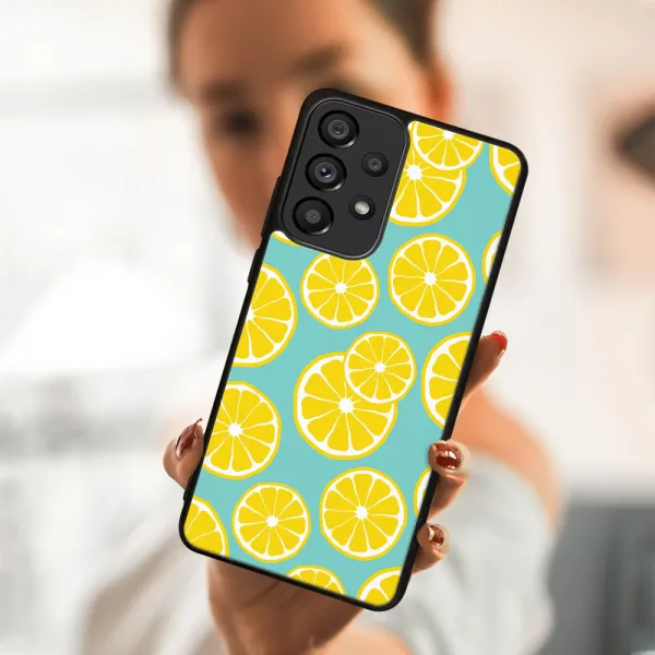 MY ART Ochranný kryt Samsung Galaxy A33 5G -LEMON (121)