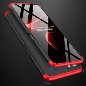 360° Ochranný kryt Oppo A16 / A16s čierny-červený