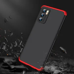 360° Ochranný kryt Oppo A16 / A16s čierny-červený