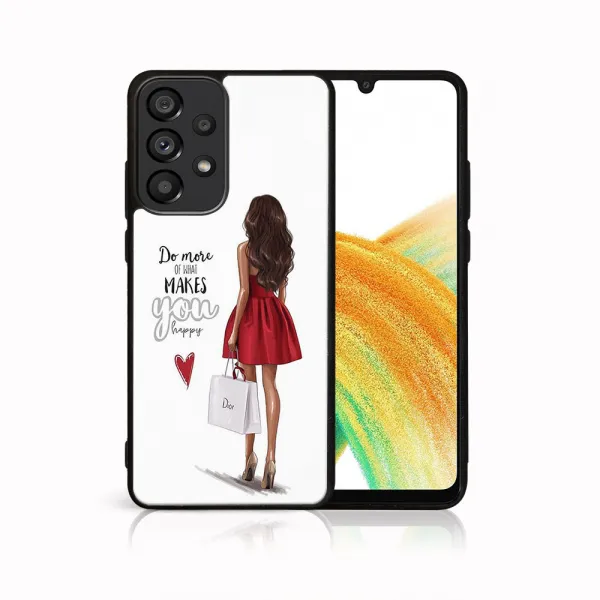 MY ART Ochranný kryt Samsung Galaxy A33 5G -RED DRESS (137)