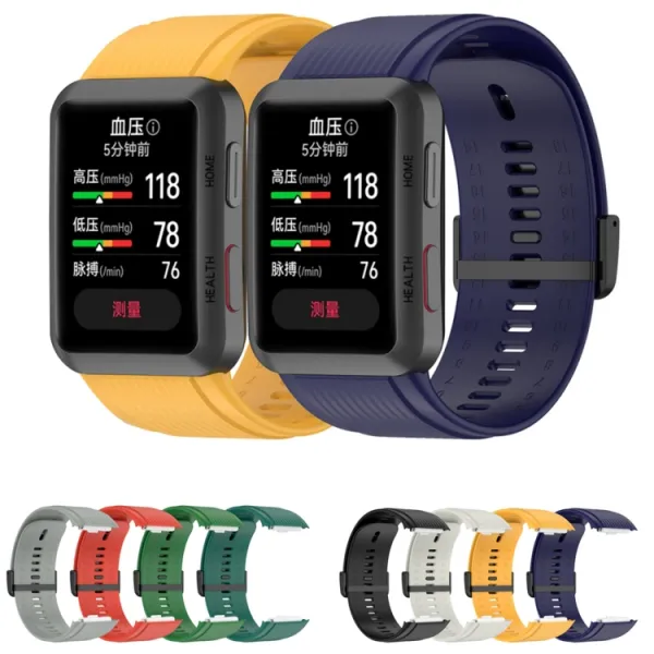 SILICONE Remienok pre Huawei Watch D čierny