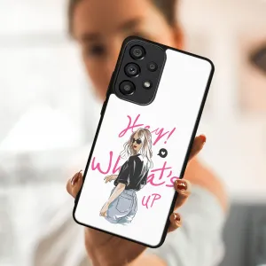 MY ART Ochranný kryt Samsung Galaxy A33 5G -WHATSUP (132)