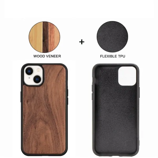 FOREST Drevený kryt Apple iPhone 14 Plus WALNUT