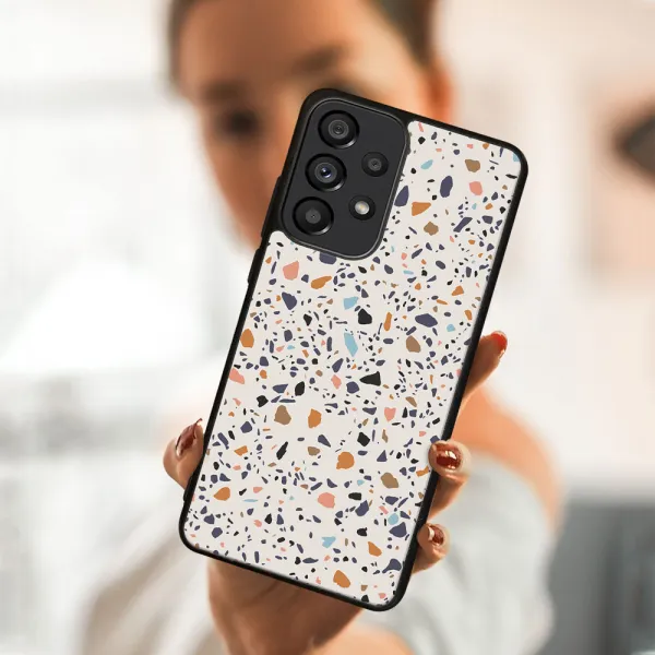 MY ART Ochranný kryt Samsung Galaxy A33 5G -BEIGE TERRAZZO (162)