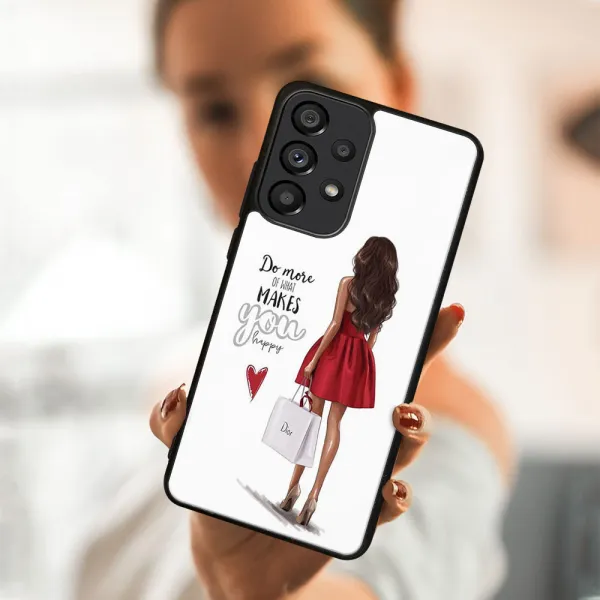 MY ART Ochranný kryt Samsung Galaxy A33 5G -RED DRESS (137)