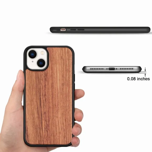 FOREST Drevený kryt Apple iPhone 14 ROSEWOOD