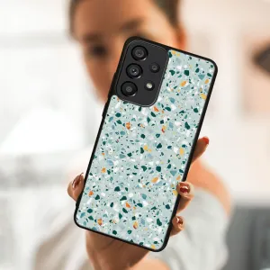 MY ART Ochranný kryt Samsung Galaxy A33 5G -BLUE TERRAZZO (164)