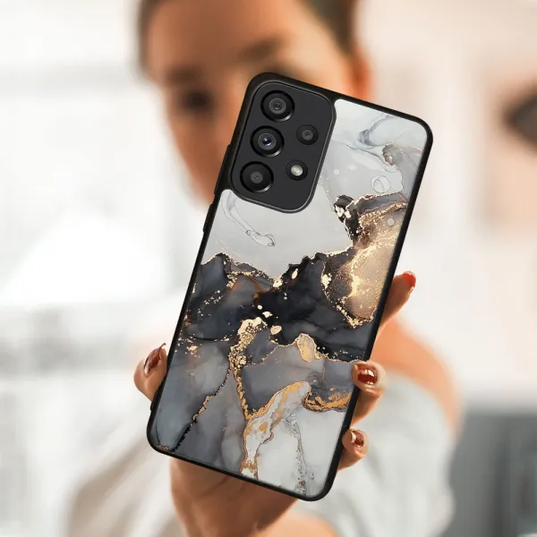 MY ART Ochranný kryt Samsung Galaxy A33 5G -GREY MARBLE (140)