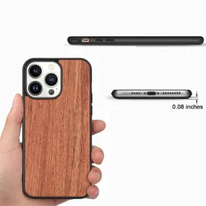 FOREST Drevený kryt Apple iPhone 14 Pro ROSEWOOD