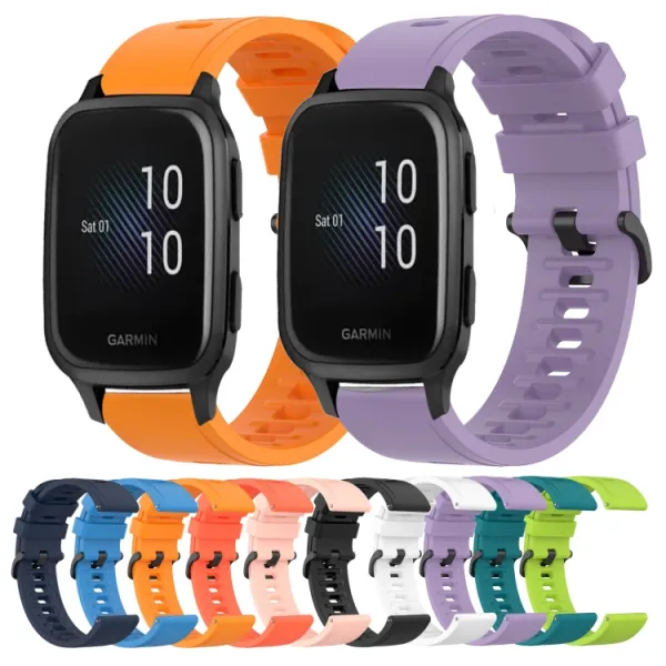 SILICONE Remienok pre Garmin Venu Sq / Sq 2 ružový