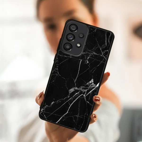 MY ART Ochranný kryt Samsung Galaxy A33 5G -BLACK MARBLE (142)