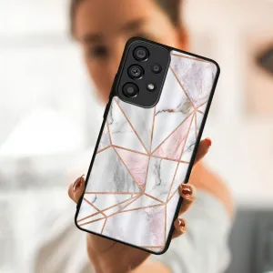 MY ART Ochranný kryt Samsung Galaxy A33 5G -PINK MARBLE (143)