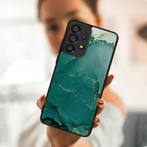 MY ART Ochranný kryt Samsung Galaxy A33 5G -GREEN MARBLE (145)