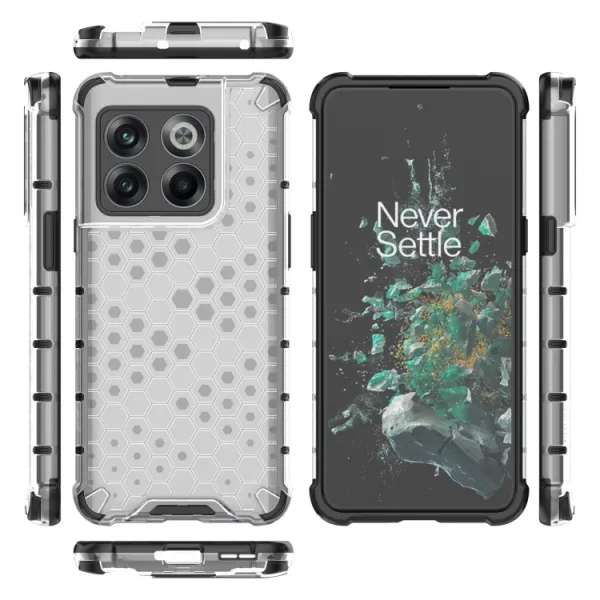 HONEYCOMB Ochranný kryt OnePlus 10T 5G biely