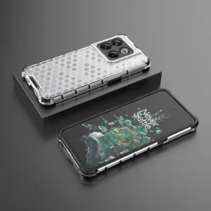 HONEYCOMB Ochranný kryt OnePlus 10T 5G biely