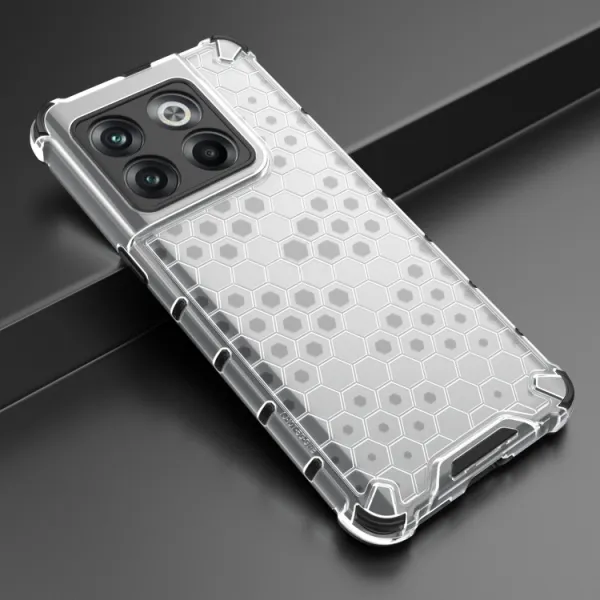 HONEYCOMB Ochranný kryt OnePlus 10T 5G biely