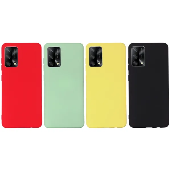 RUBBER Ochranný kryt pre Oppo A74 zelený