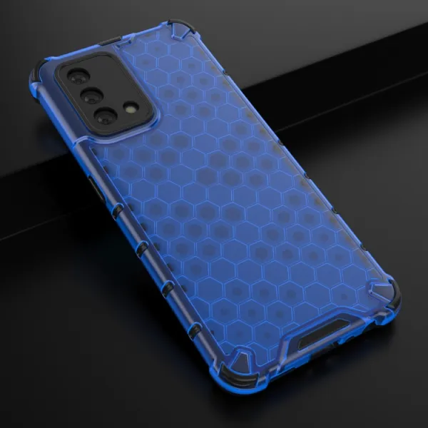 HONEYCOMB Ochranný kryt Oppo A74 modrý